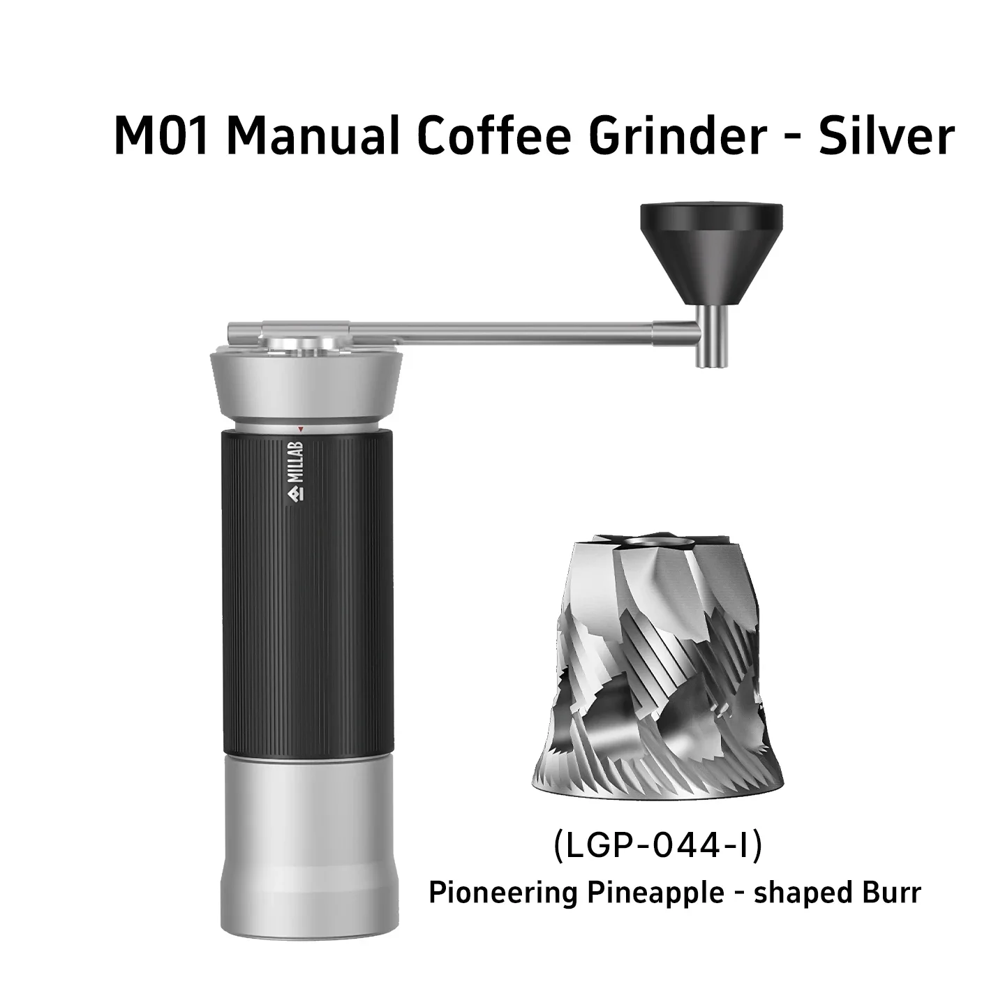 مطحنة القهوة اليدوية TIMEMORE x MILLAB M01 لعام 2025، مطحنة حبوب القهوة اليدوية للإسبريسو والصب، معدات تخمير القهوة #1