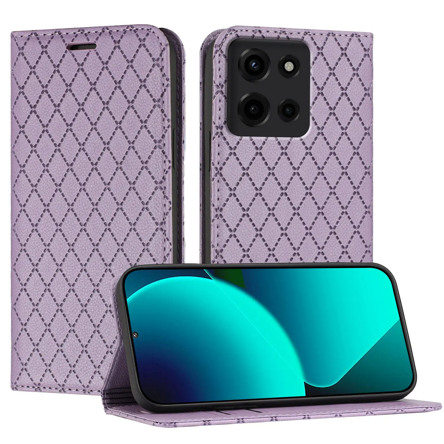 Funda de teléfono tipo billetera magnética con tapa y soporte para Motorola Edge 30 Neo Edge 30 Pro 30 Fusion 30Ultra Funda protectora trasera de cuero