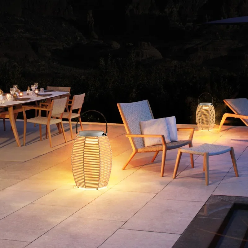 Luci per esterni luci Villa giardino impermeabile semplice Patio atmosfera cortile luci ModernLights tessuto solare