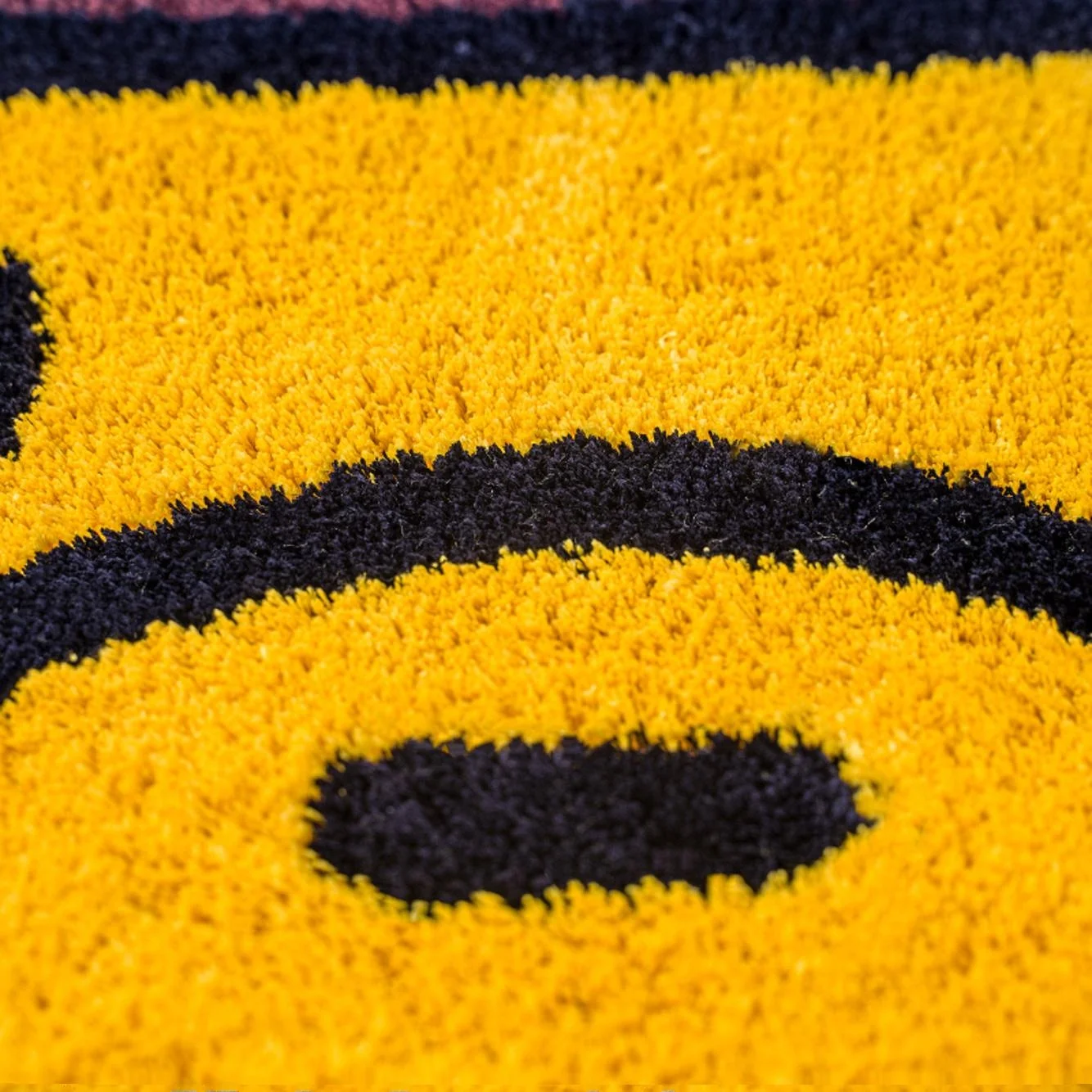 سجادة أنيقة منسوجة يدويًا على شكل رأس قرد، وسادة مريحة بتصميم عصري على شكل دائري من ألياف البوليستر لديكور المنزل