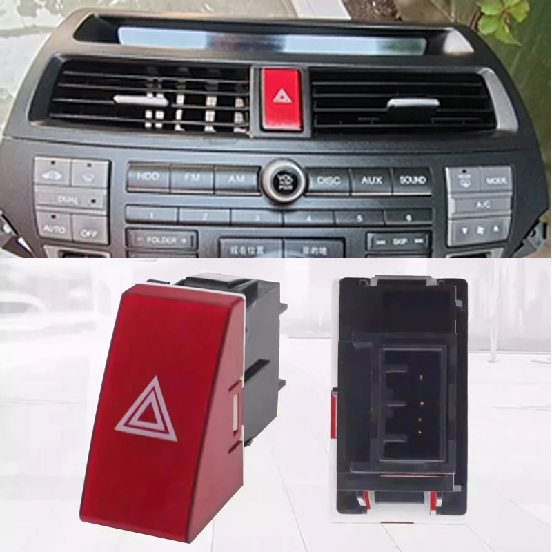 

Warning light double flashing switch button For Accord crosstour 2008-2013 Malfunction lamp switch assembly 35510TA0J02