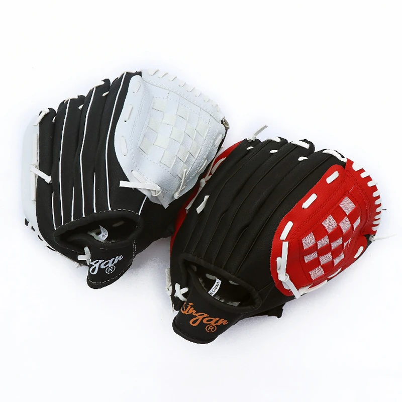 Thickened Baseball Glove For Outdoor Sport PVC Softball Practice Equipment Left Hand Pitcher Catching Training Teenagers Adults