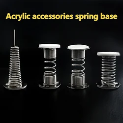 4pcs DIY Accessories Dancing Toy Spring Base Car Dashboard Shaking Head Spring Base Double-sided Tape For Crafting