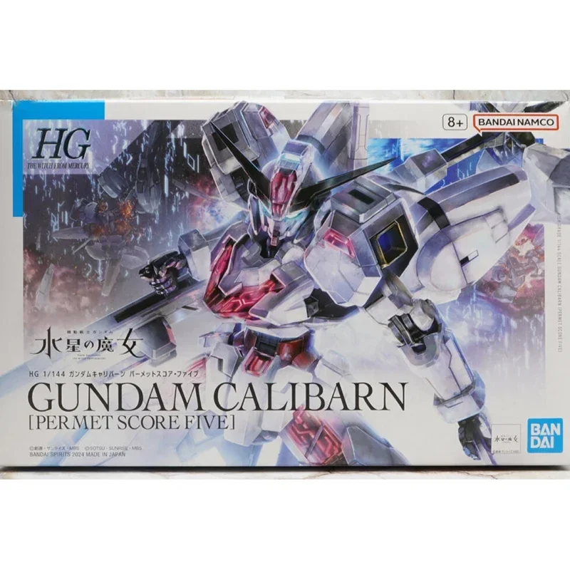 

Bandai PB Gundam HG 1/144 CALIBARN PERMET SCORE FIVE Action Figure Mobile Suit Gundam Amine Figure Model Kit Toys for Children