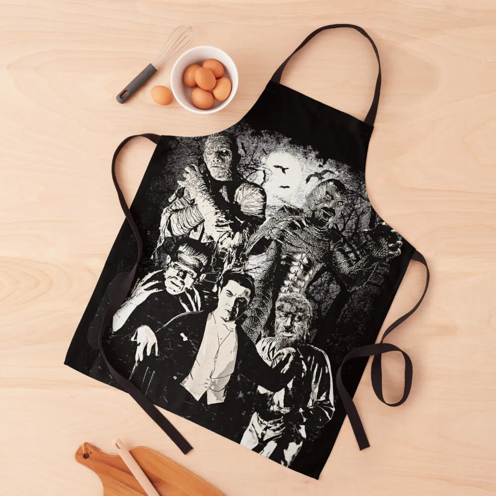 

CLASSIC MONSTERS Apron Kitchen And Home Items Men gift Things For The Home Apron
