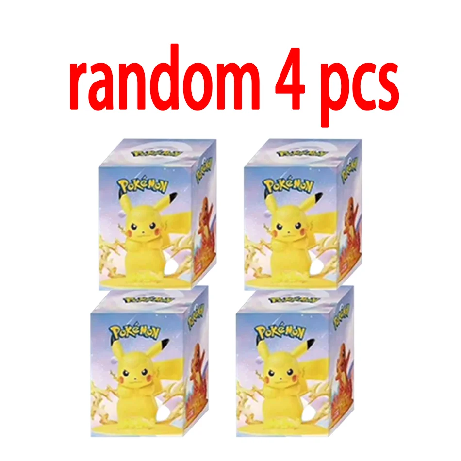 12 Pokémon Actiefiguren Pikachu Blind Box Anime Modellen Bureaudecoratie Pokémon Speelgoed Kinderverjaardagscadeaus