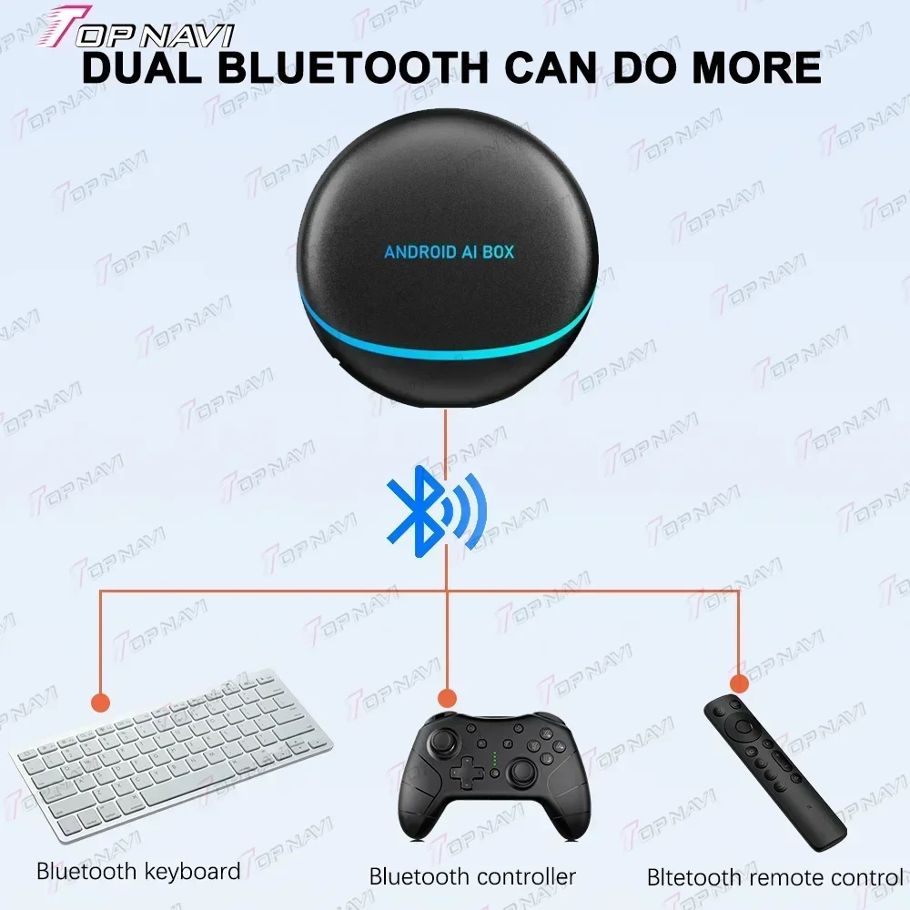 2026 2025Customized Black Car Black Box Wireless Magic Carplay AI Streaming Android Smart Box  Support for Car Entertainment