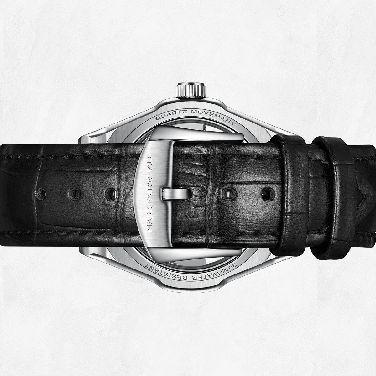 Mark Fairwhale Luxury Watch for Women 2025 Fashion Iced Wristwatch with Diamond Rotating Dial Bling Leather Strap Elegant Gift f