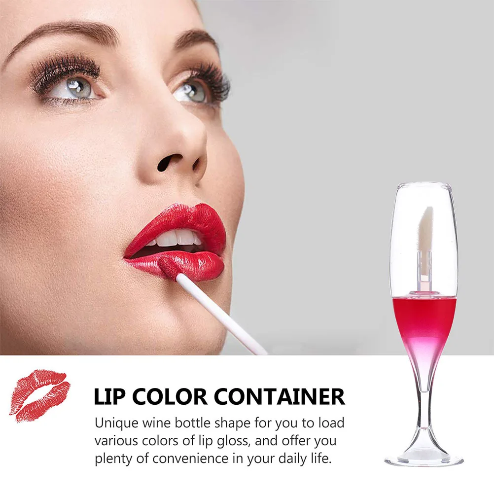 10 pezzi piccoli tubi per lucidalabbra vuoti ricaricabili rossetto bottiglie fai da te contenitori per trucco portatili supporto per lucidalabbra da viaggio