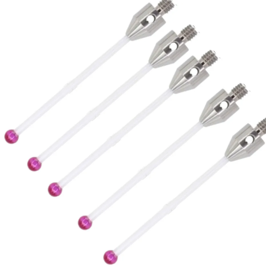 CNC machine tool probe three coordinate M3M4M5 thread solid ceramic measuring needle ruby three-dimensional measuring head