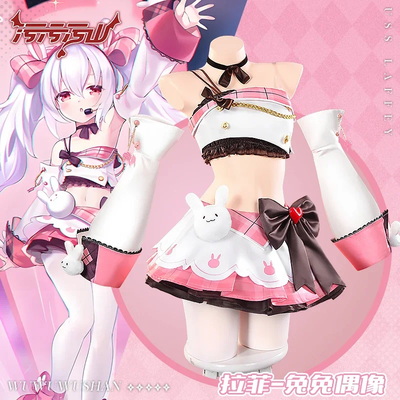 

2025 NEW Azur Lane USS Laffey Cosplay Costume Game Laffey Sexy Idol Dress Halloween Costume Women