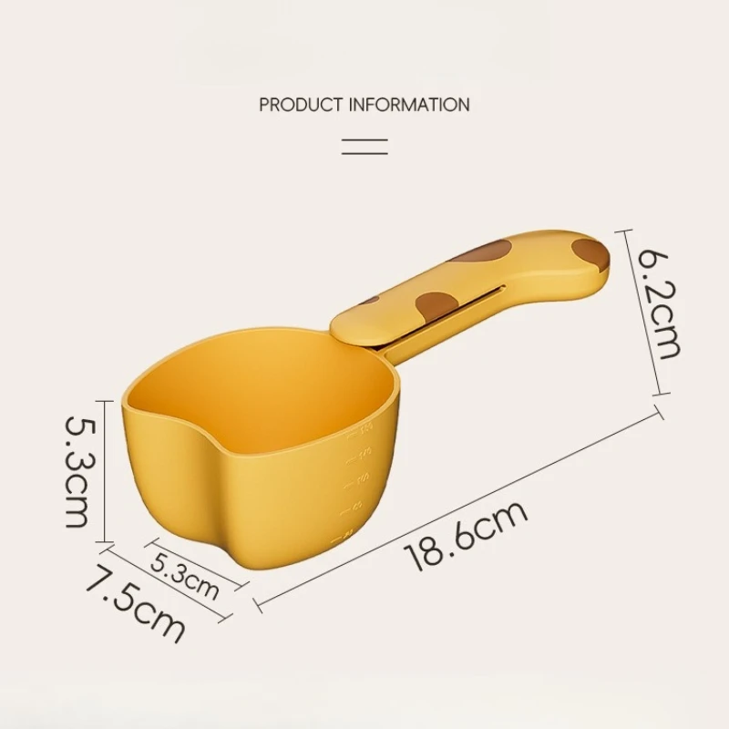 Multi-functional Cute Kitchen Household Rice Ladle, Food Five-grain and Multi-grain Flour Scooping Spoons Household Kitchen Tool view 5