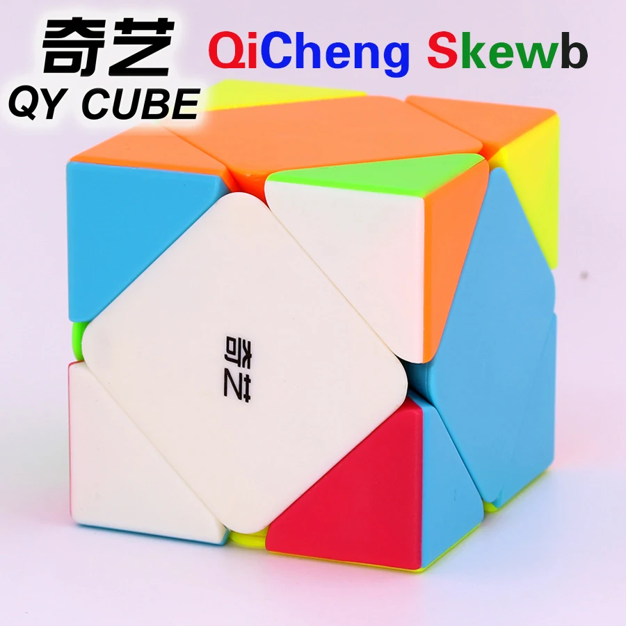 

QiYi Magic Cube QiCheng Twist Skew без наклеек странной формы профессиональный логический куб умная игра профессиональные развивающие игрушки