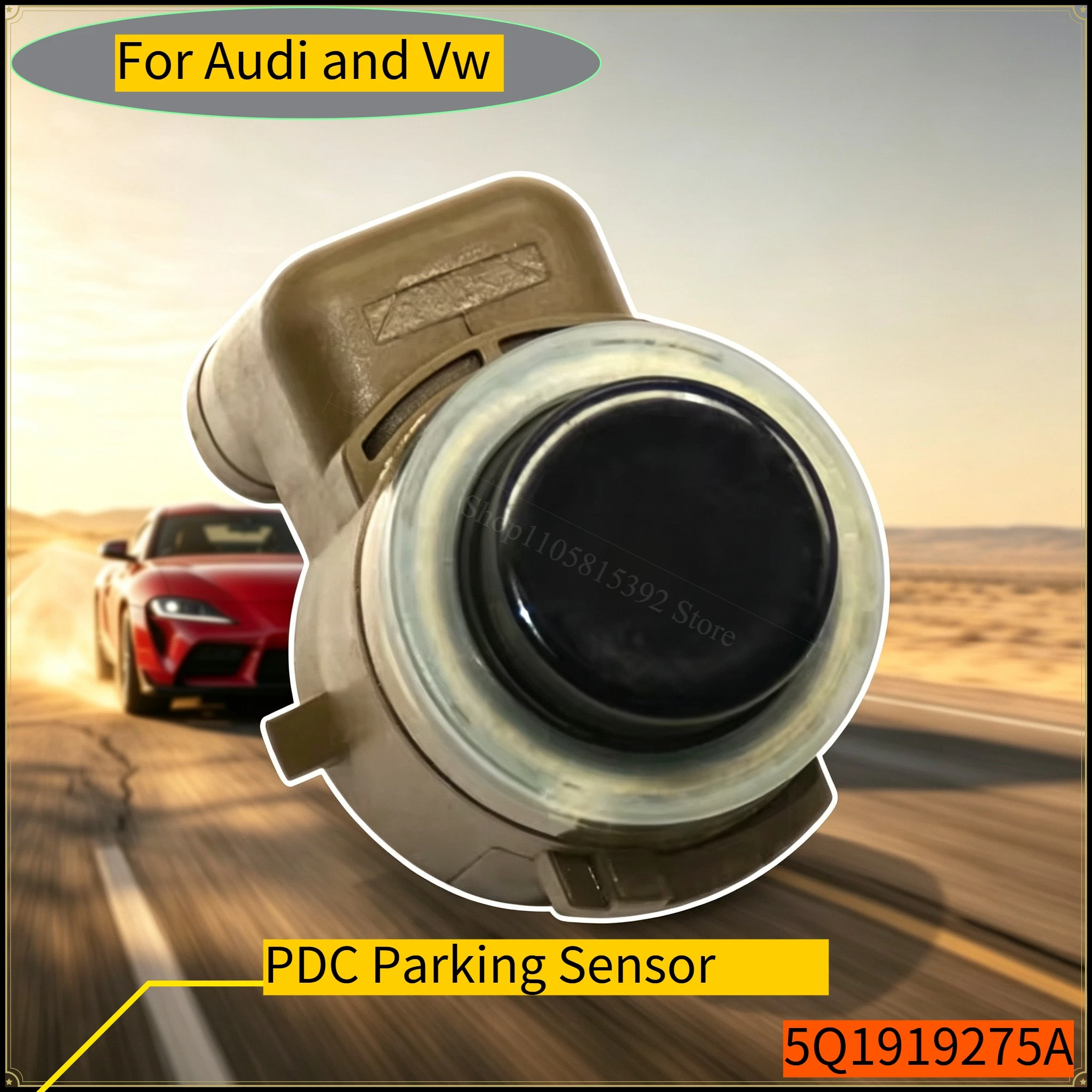 NEW 5Q1919275A PDC Parking Sensor Radar Color Black for Audi A6 A7 A8 Q7 Q8 E-tron GT S6 S7 S8 SQ7 SQ8 Car Sensor Parts 1pc