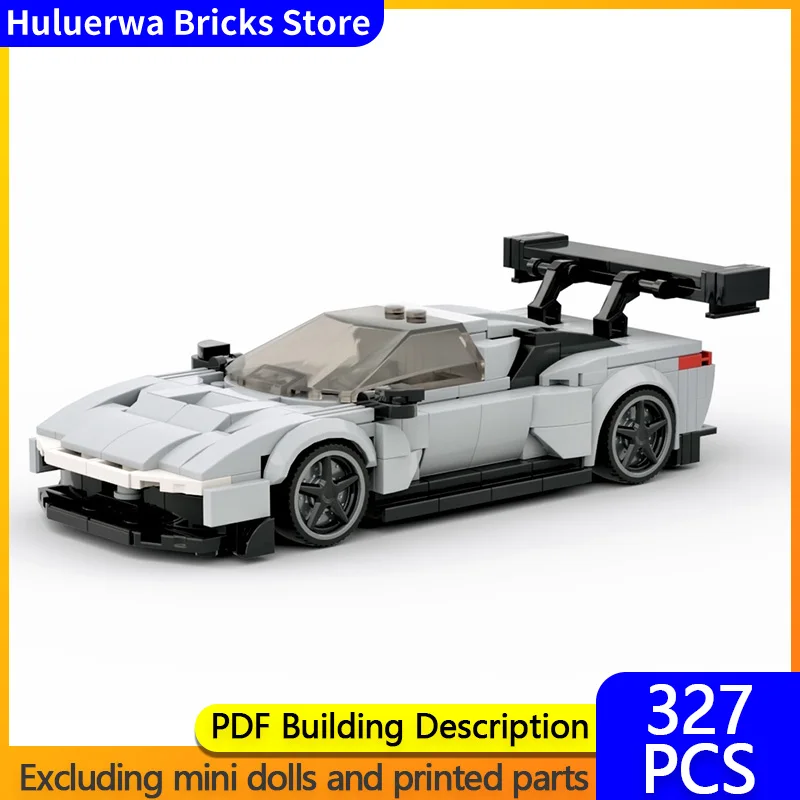 

Модель скоростного гоночного автомобиля MOC, строительные кирпичи KC23, верхний уровень, спортивный автомобиль, модульная технология, детские праздничные подарки, сборка игрушек, костюм