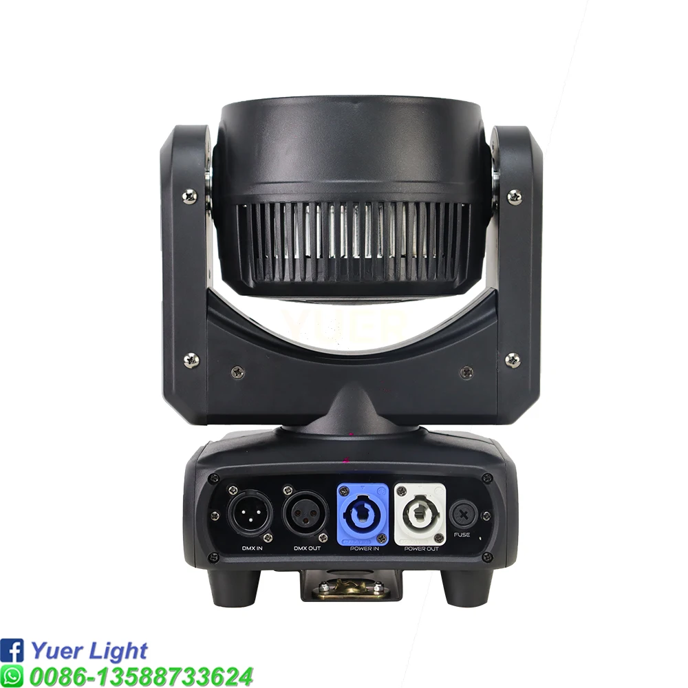 120W RGBW LED Moving Head Light Wash Effect Color Macro for DJ Disco Party Nightclub Performance Show Bar Wedding Stage Light