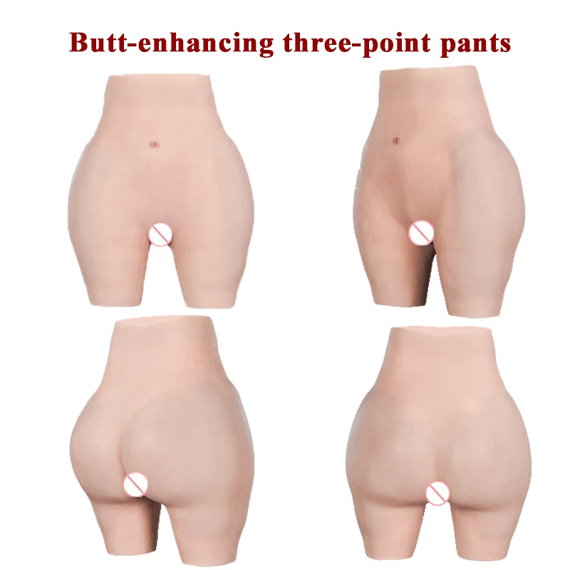 KUMIHO 8TH GEN Silicone Fake Ass Butt Lifter Crossdresser Realistic Vagina Panties for Men Hip Lift Transgender Underwear