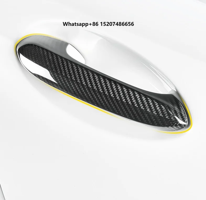 Carbon Fiber Door Handle Cover Trims for GR SUPRA A91 J29 A90 MK5 Z4 G29 M4 M8 840i 430i Exterior Automotive Parts