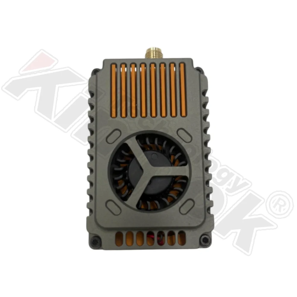 Transmissor de vídeo UAV FPV de alta potência VTX 3.3G 10W até 20-40 km Sistema de transmissão VTX FPV de 10 watts