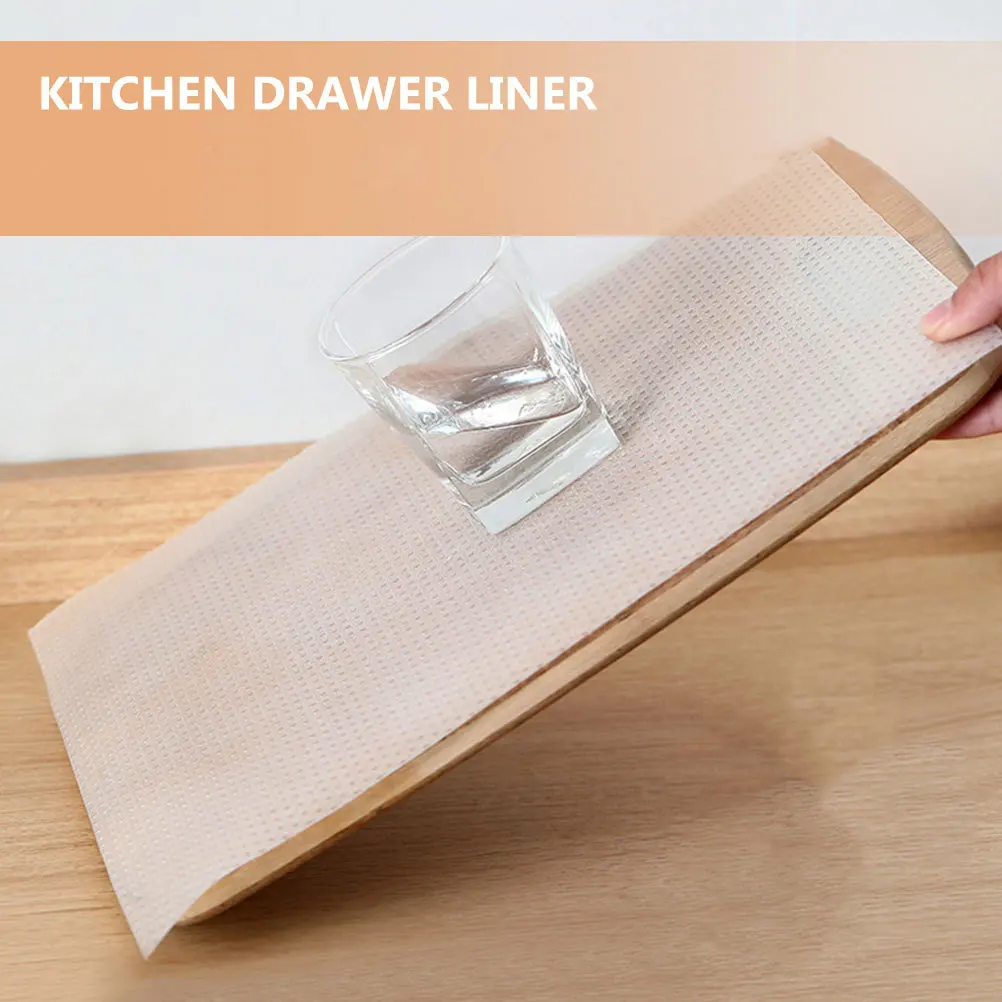 

Eva Kitchen Pad Non-Slip Clear Design Drawer Liner Practical Cabinet Cushion Waterproof Fridge Mat Multi-Use for Furniture