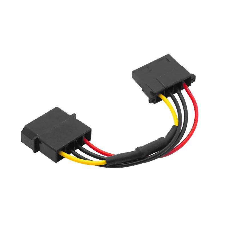 Nuovo adattatore per adattatore per cavo di prolunga a basso rumore con riduttore di velocità della ventola del Computer Molex a 4 Pin