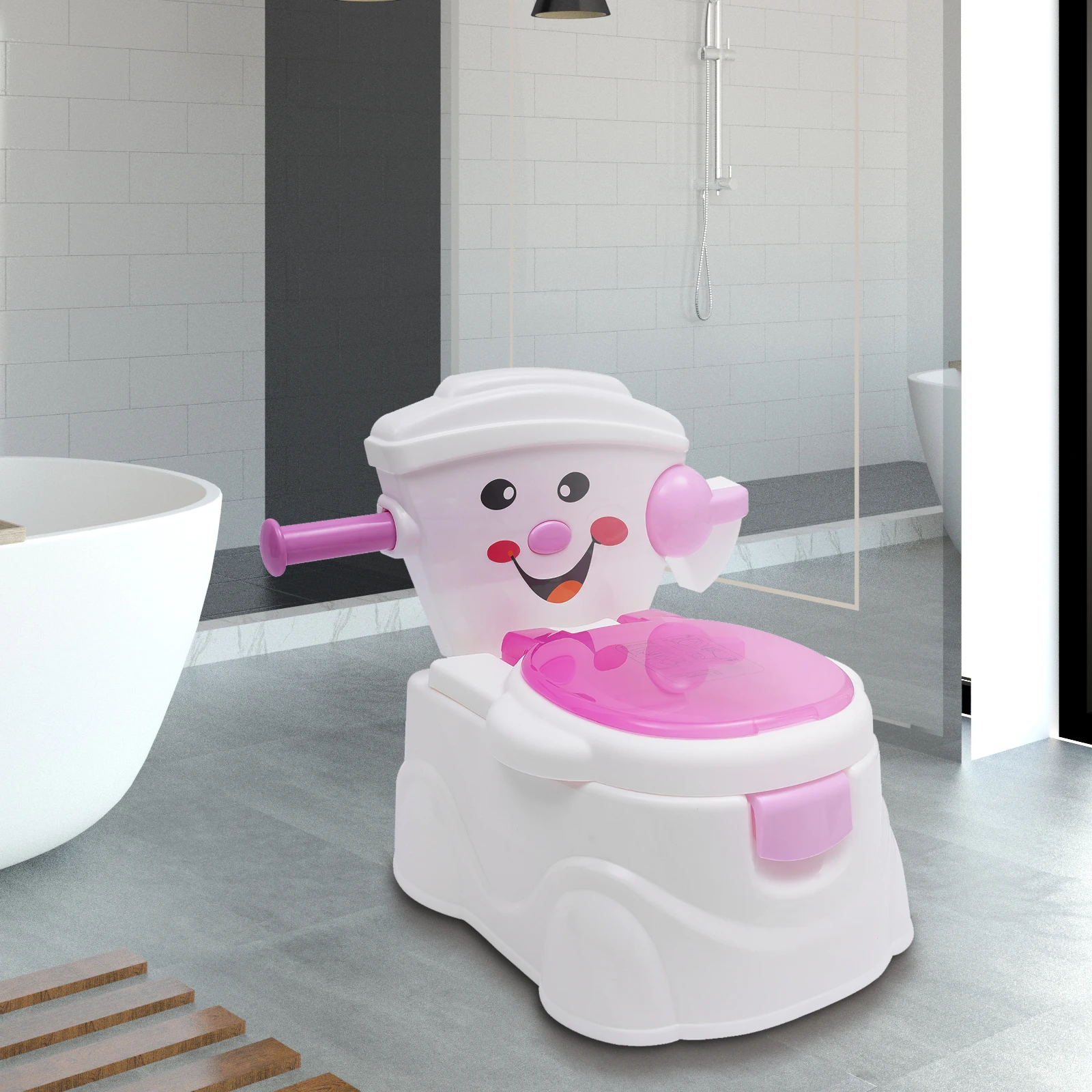 Children's Toilet Children's Potty Baby Urinal Training Toilet Baby Pot Chair Toilet for Toddlers from 6 Months to 5 Years