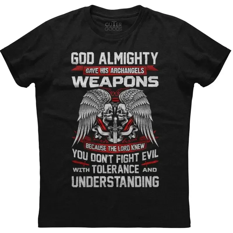 God Almighty Gave His Arch Angels Weapons New Men's T Shirt 2nd Amendment AR15