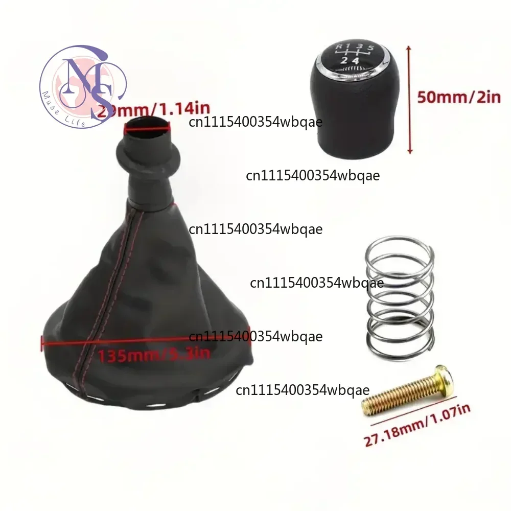 ZOCI-FOR-5/6 Speed Shift Knob Leather Boot Cover For VW T5 T5.1 T6 GP 2003-2011 Auto Replacement Parts