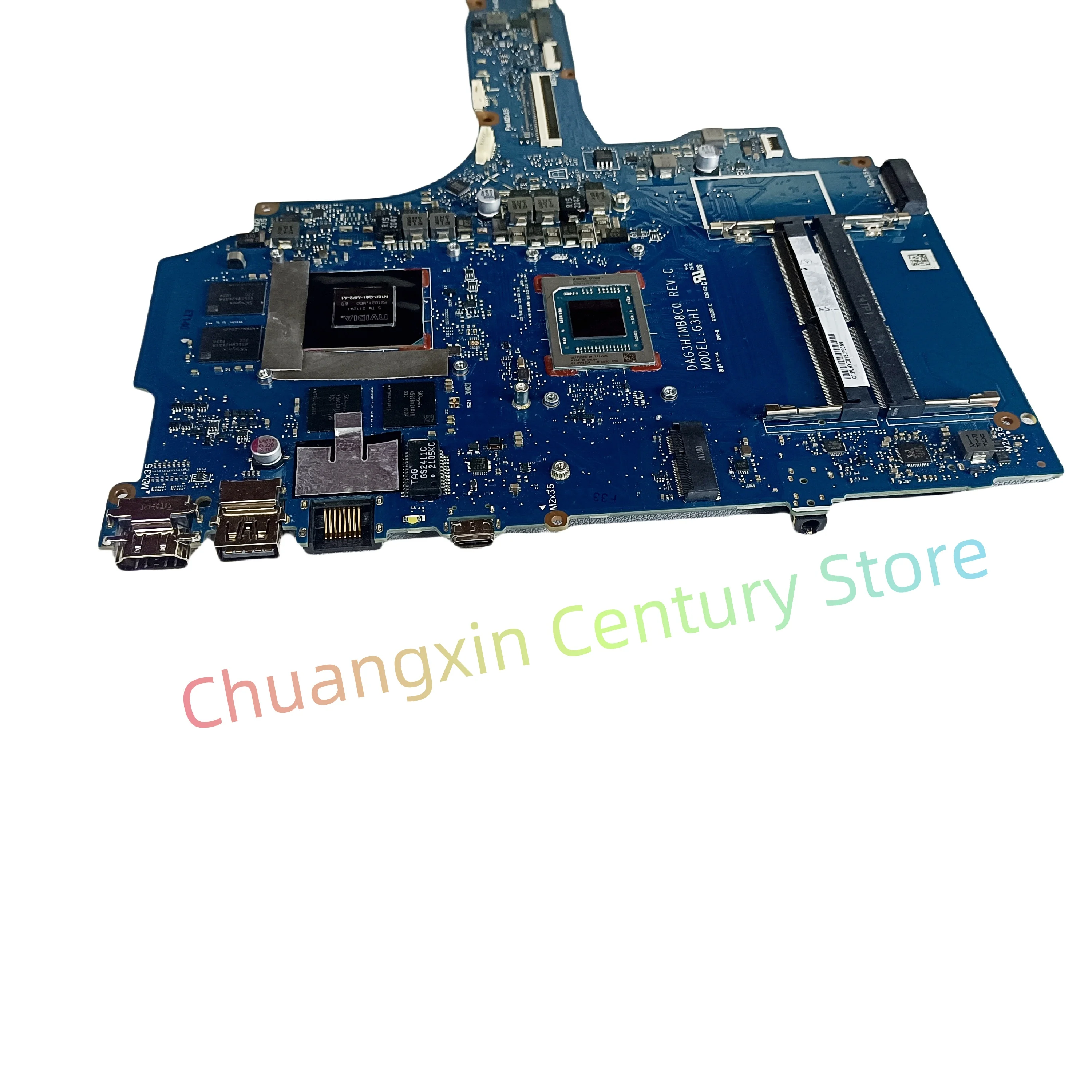 DAG3HIMB8C0 is suitable for HP Pavilion 15-EC laptop with CPU: R5-5600H R7-5800H GPU: N18P-G61-MP2-A1 GTX1650 4G 100% test