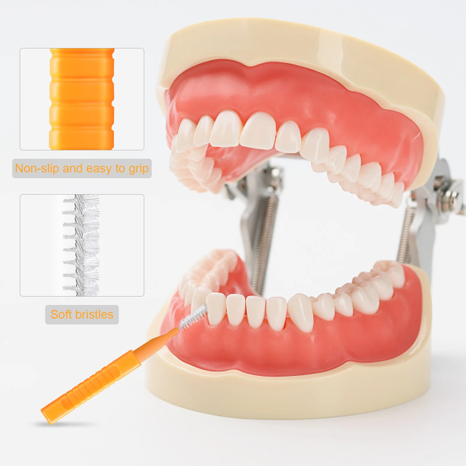 200 Stück Reinigung Zahnseide Zahnreiniger Interdentalbürste Zahnstocher Zahnseide Zähne