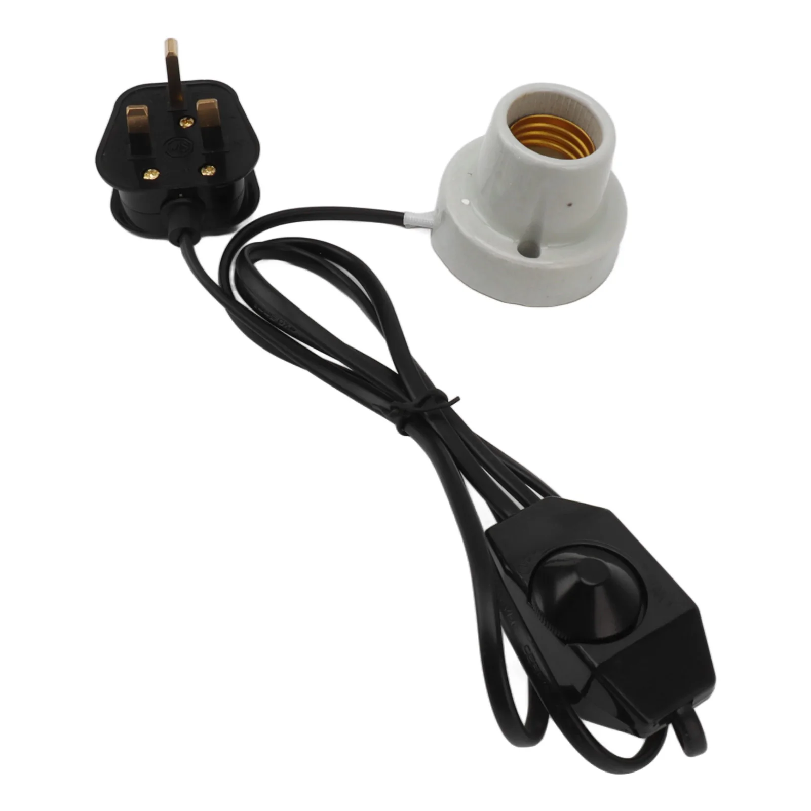 Ceramic Reptile Heat Lamp Fixture E27 Bulb Socket Holder for Terrarium Lizard Turtle Tortoise Heating Light