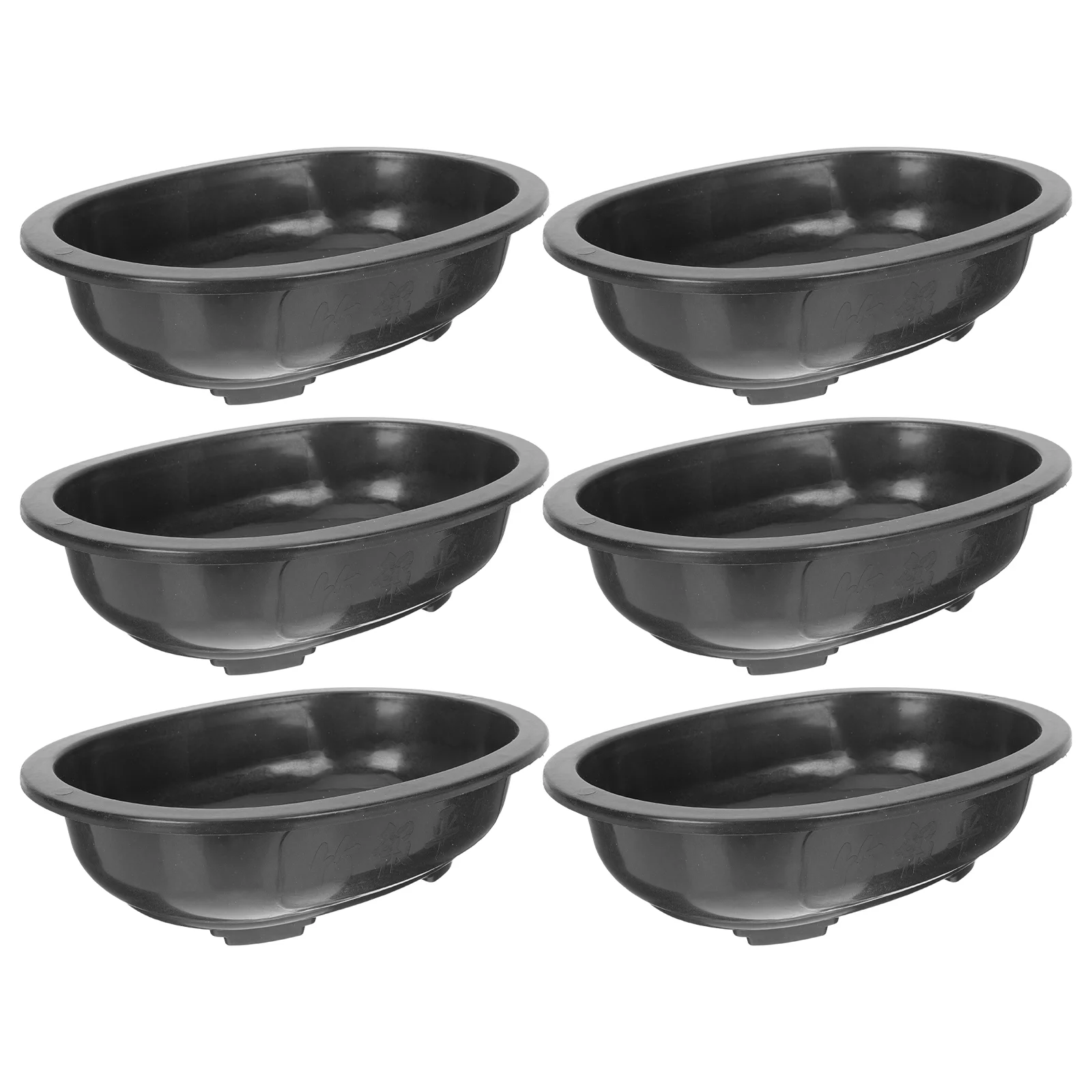 

6 Pcs Flower Pot Bonsai Seedling Pots Gardening Plant Container Flowers Planter Pp Plastic Flowerpot