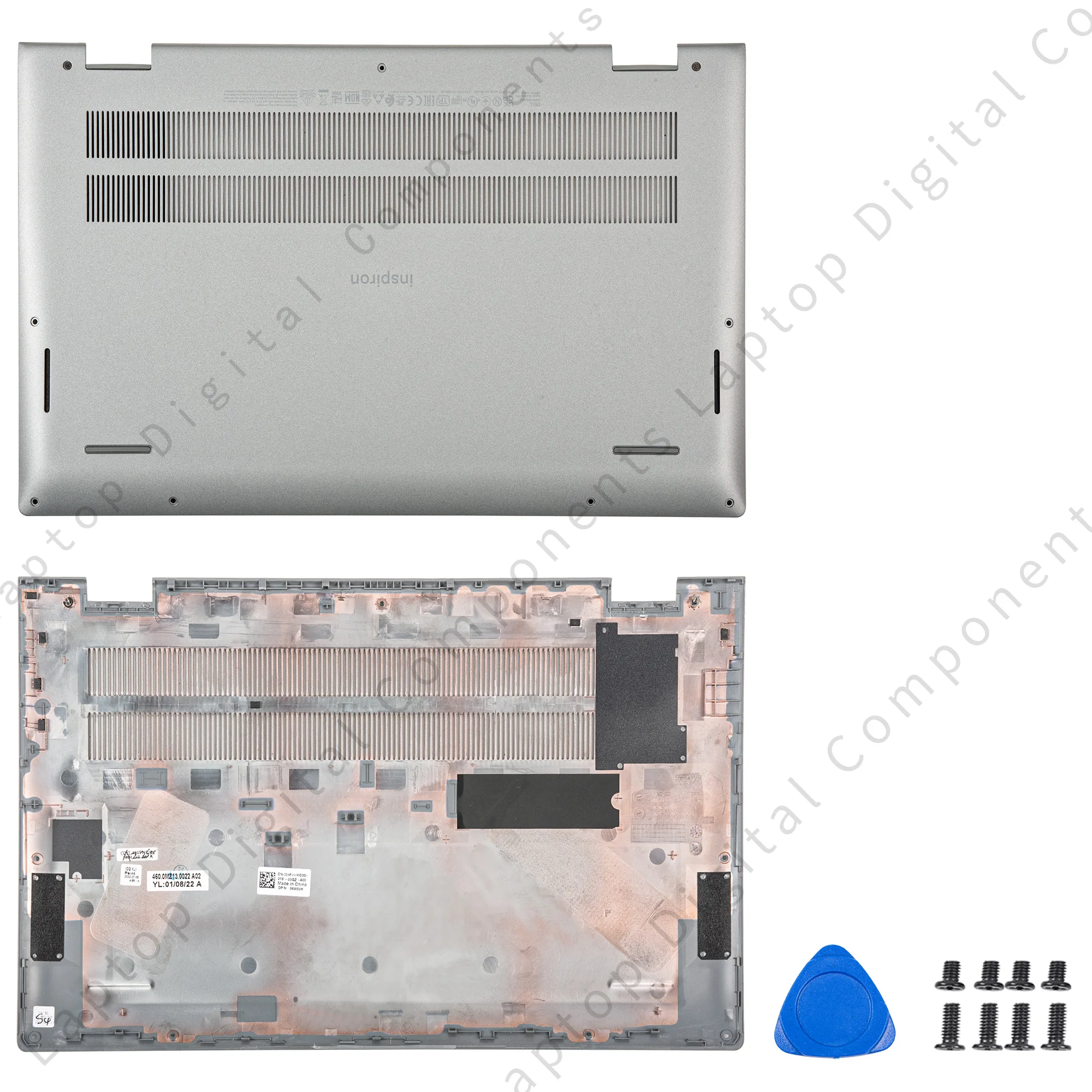 Inspiron 15 Pro 5510 5515 LCD 뒷면 커버/전면 베젤/손목 받침대/하단 케이스/경첩 하우징 케이스용 새 부품 0CHFVW 05WK5X