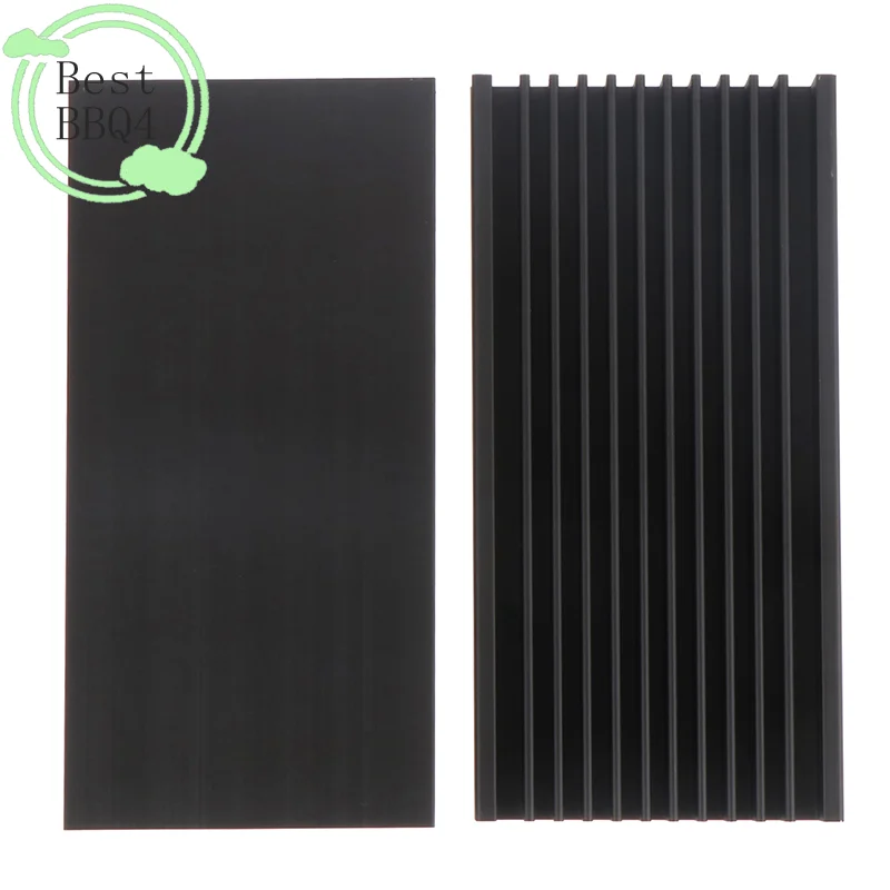 BBQ4 1Pc 50*100*12.7mm Aluminum Heatsink Cooler Radiator For High Power LED IC Fan Power Amplifier Heat Sink