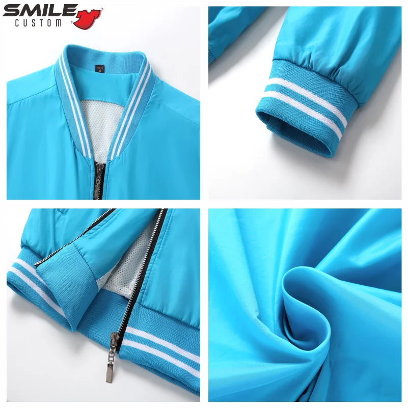 Uniforme de baseball à fermeture éclair de style classique pour hommes et femmes, logo imprimé personnalisé, veste brodée, design décontracté, marque de qualité