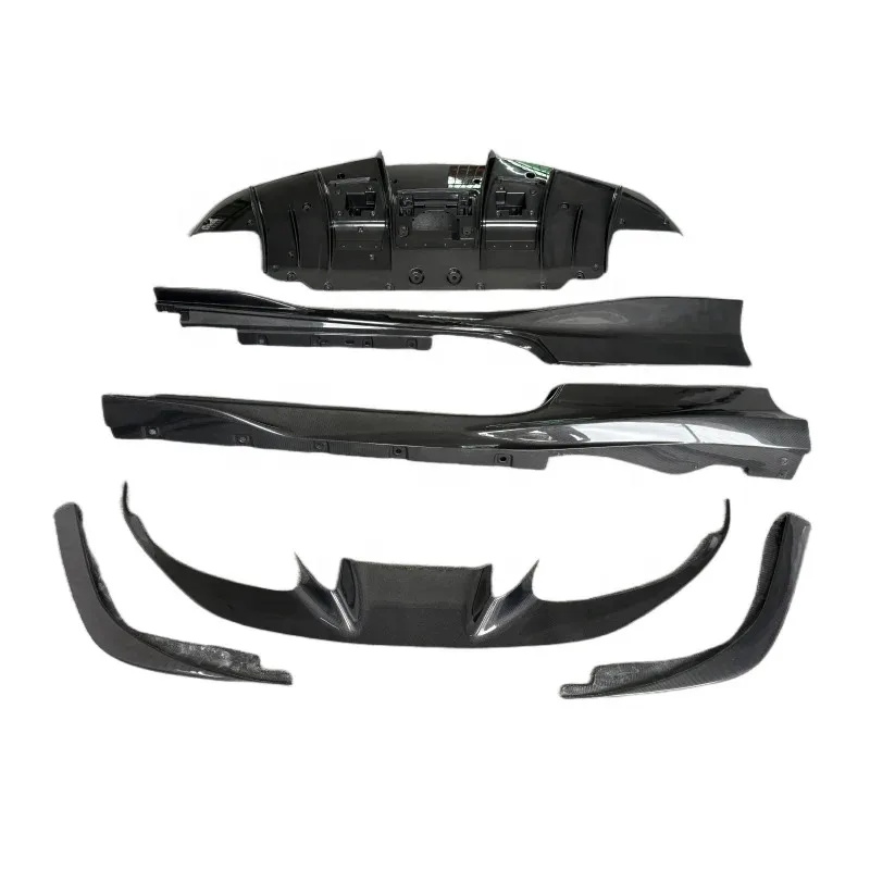 

High Quality OEM Style Carbon Fiber Front Bumper Lip Center Cover Side Skirts Rear Diffuser Body Kit