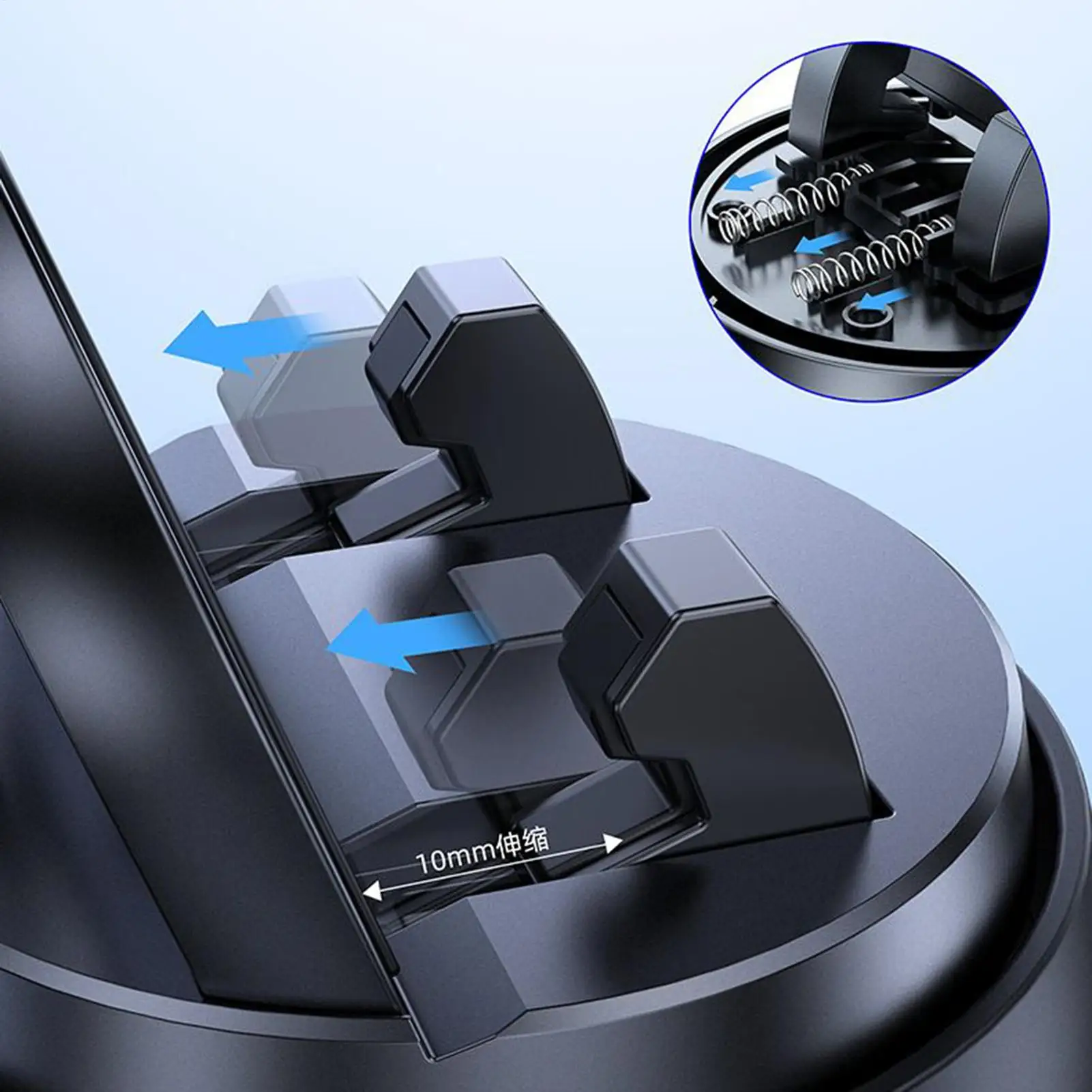 ABS Car Phone Holder Universal 360 Degrees Adjustable Dash Board Phone Mount Strong Adsorption Automobile Cradles Accessories