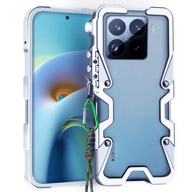 

Armor Screw Metal Frame Shockproof Cover For Xiaomi 17T Pro Aluminium Bumper Cases Heavy Duty Fundas For Xiaomi 17T Pro
