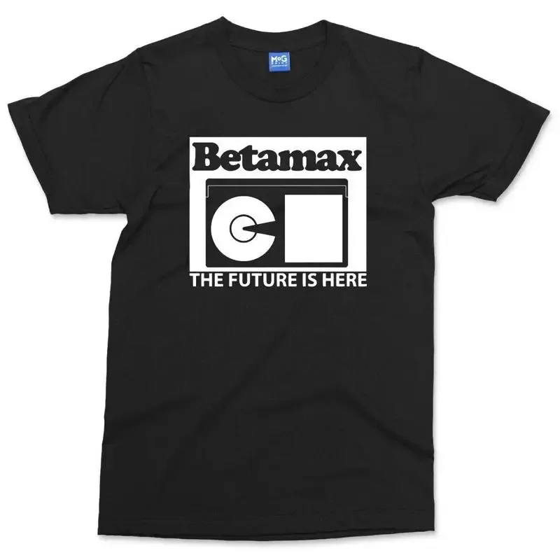 Camiseta Retro Betamax, Clásica Vintage de los Años 70, Reproductor de Cintas de Video, Estilo Antiguo
