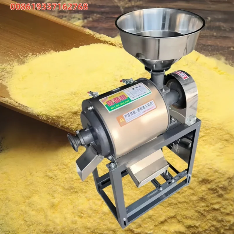 180 model Simple Home Use Grain Mill Grinder Can Crush Corn Spices Dual Use High Productivity Grinding Machine