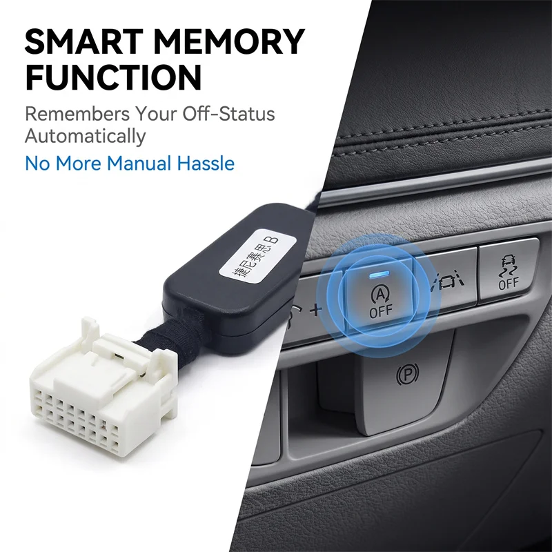 For Hyundai Genesis G80 GV80 2021-2023 Automatic Default Start Stop Switch Car Stop Start Engine System Off Device Cable