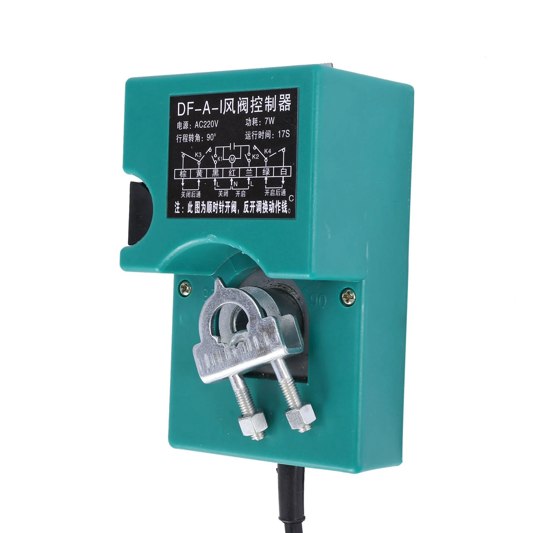 

A36T-2X DF-A-I Damper Controller Electric Manual Actuator AC220V Air Valve Damper Actuator Switch For Ventilation Pipe Valve