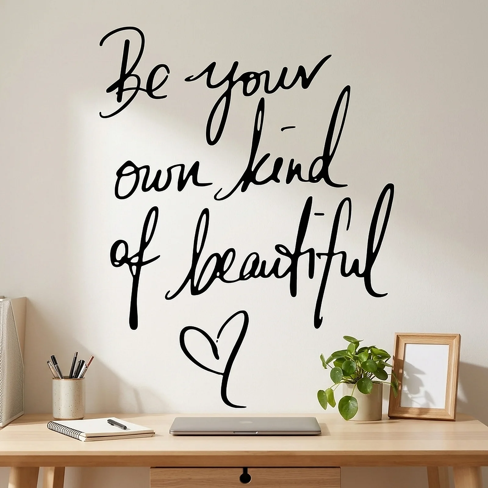 Zoyiancy Black Vinyl Wall Decal, 