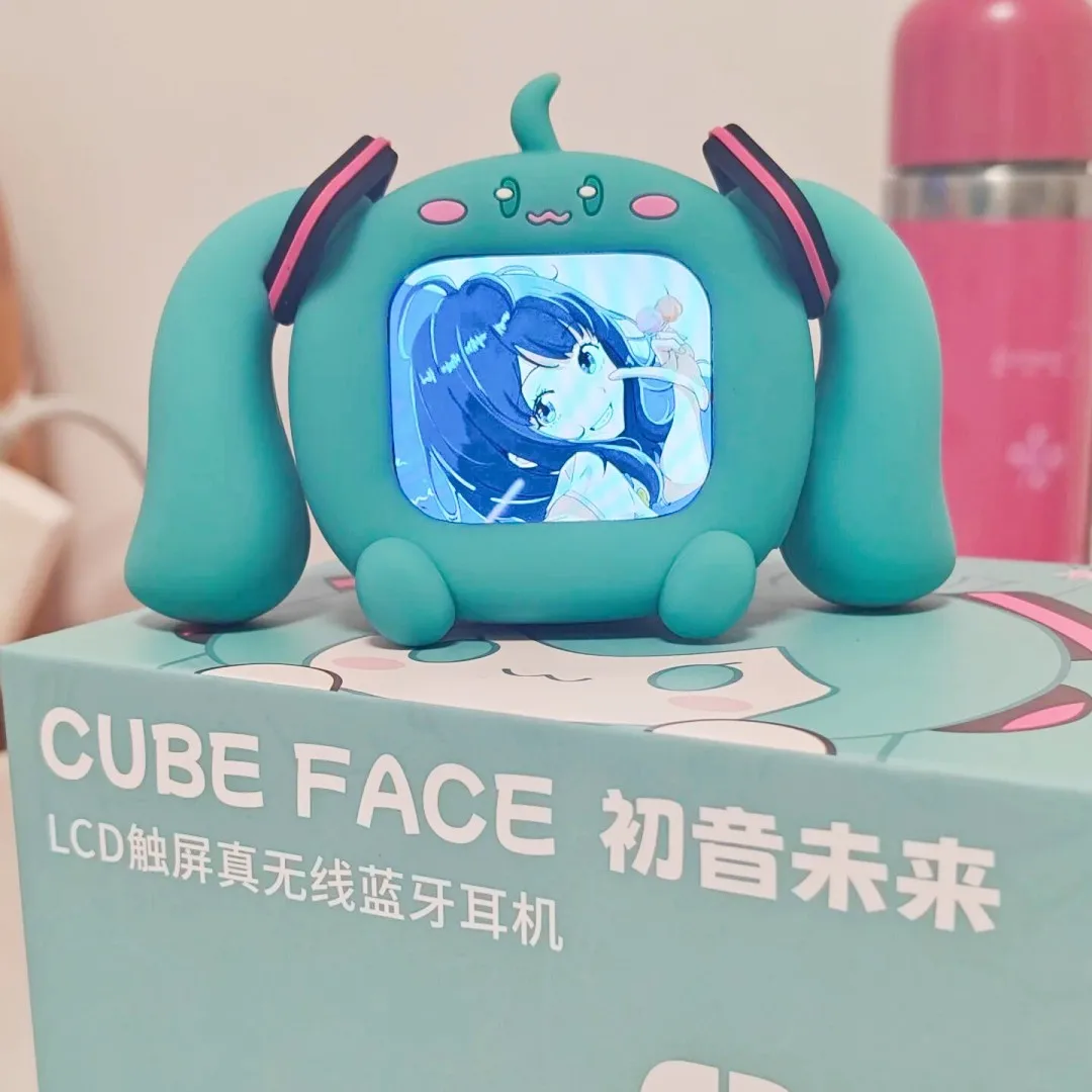 Bluetooth付きの初音ミクタッチスクリーンヘッドセット,ギフトボックス