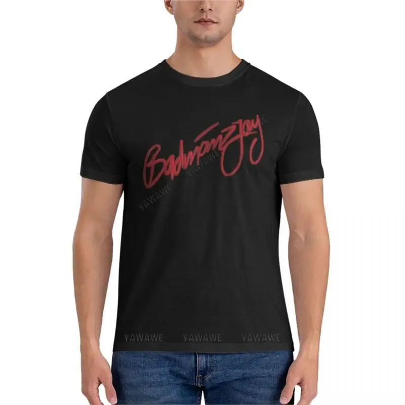 badmomzjay Essential T-Shirt tshirts for men Aesthetic clothing brand t-shirt men cotton teeshirt