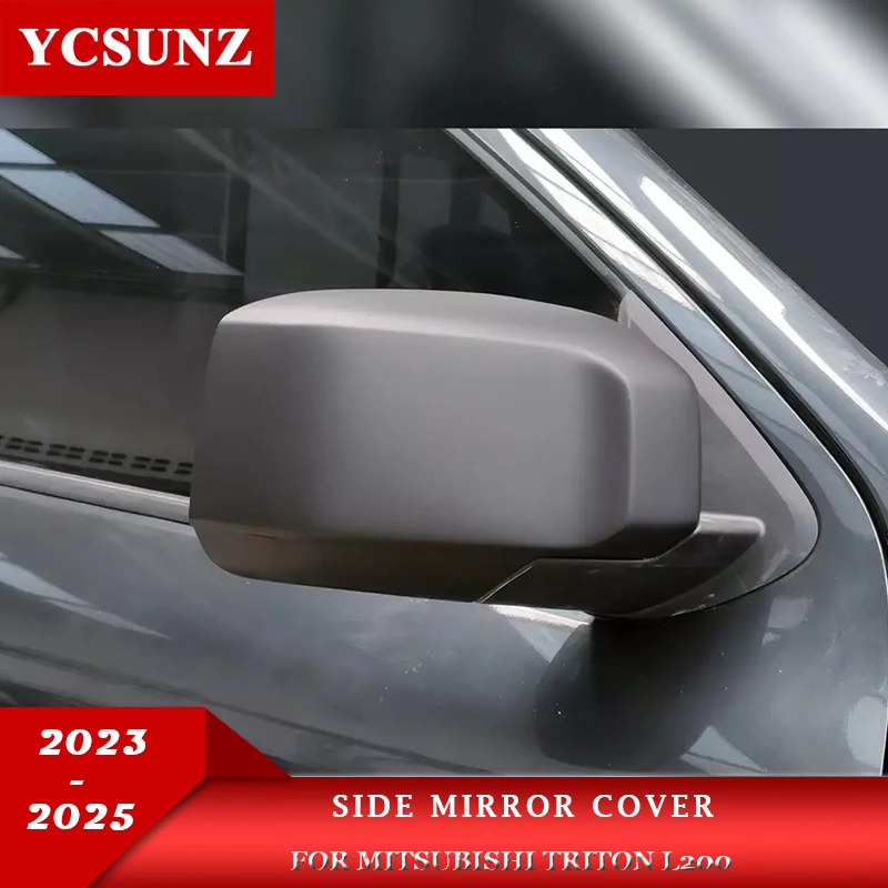 

Side Mirror Cover No Signal Hole For Mitsubishi Triton L200 2023 2024 2025 Single Cab Car Accessories