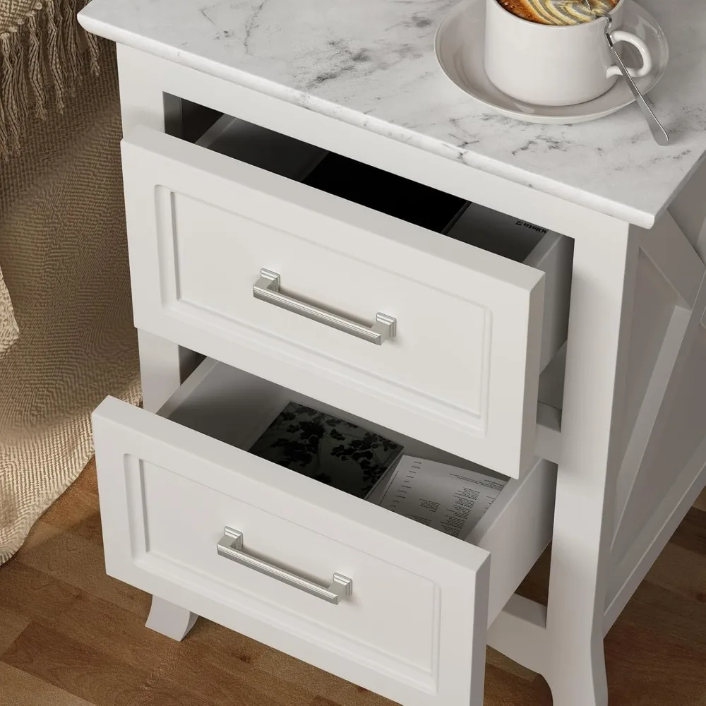 Manijas cuadradas para gabinetes de cocina de 3 pulgadas en níquel cepillado, tiradores de cajones modernos para herrajes contemporáneos