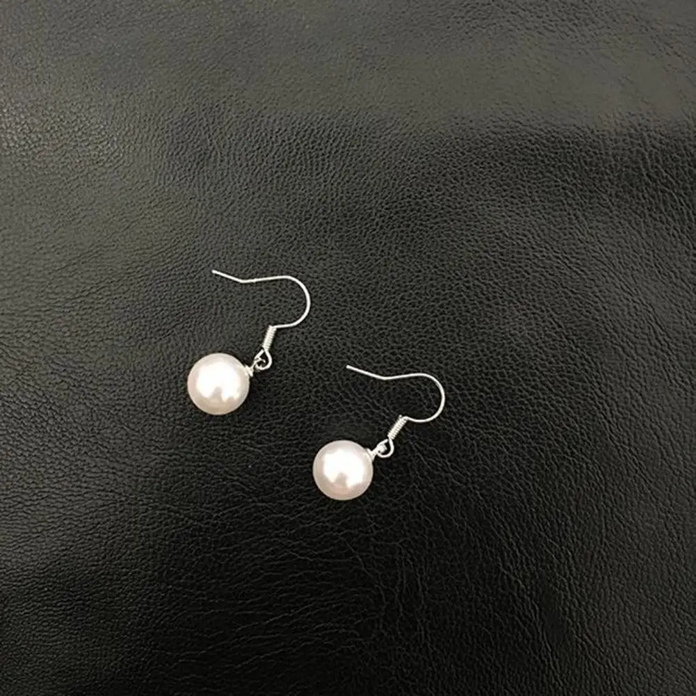 Pearl Drop Earrings Elegant Cultured Freshwater Pearl Drop Earrings for Women Stylish Dangle Earrings for Mom Wife Girlfriend