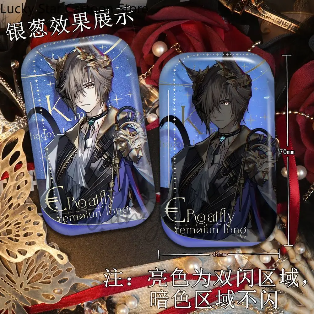 

Аниме периферийные устройства Phantom Arknights мультфильм квадратная двойная вспышка Q версия значок булавка косплей костюм брошь реквизит подарок Хэллоуин