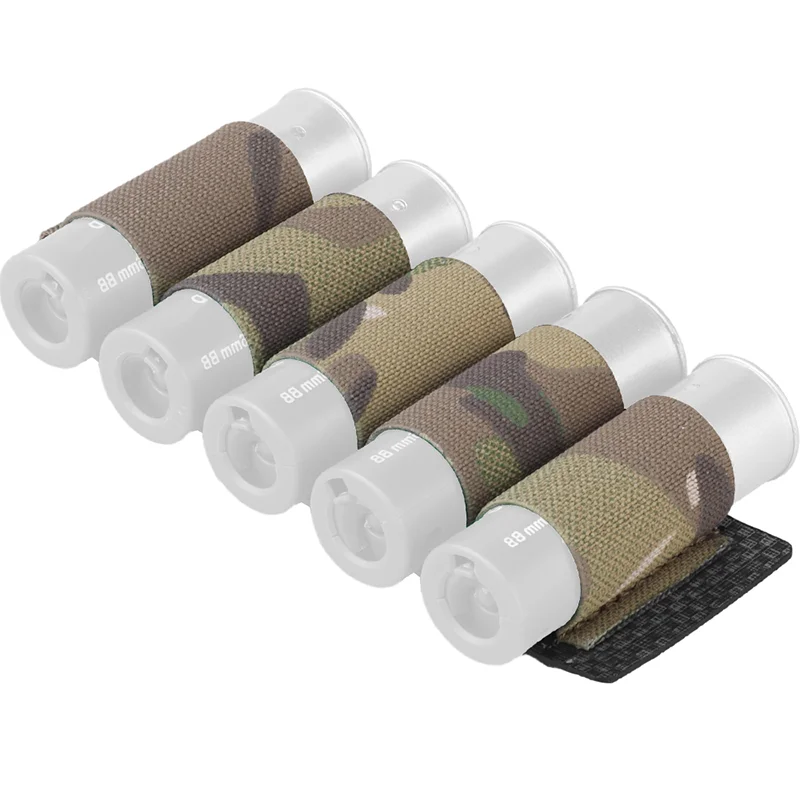 5 Round 12GA Shotgun Shell Pouch Ammo Pouch MOLLE Panel Hunting Gun Carrier Holder Bullet Cartridge Accessories view 6